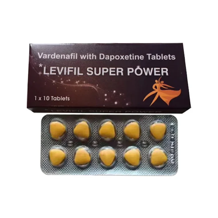 超級樂威壯雙效錠 Levifil Super Power 40mg+60mg 每盒10顆｜勃起延時雙效合一